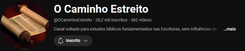 canal do evangelista flavio